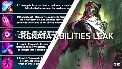 League of Legends New Champion Renata Abilities have leaked